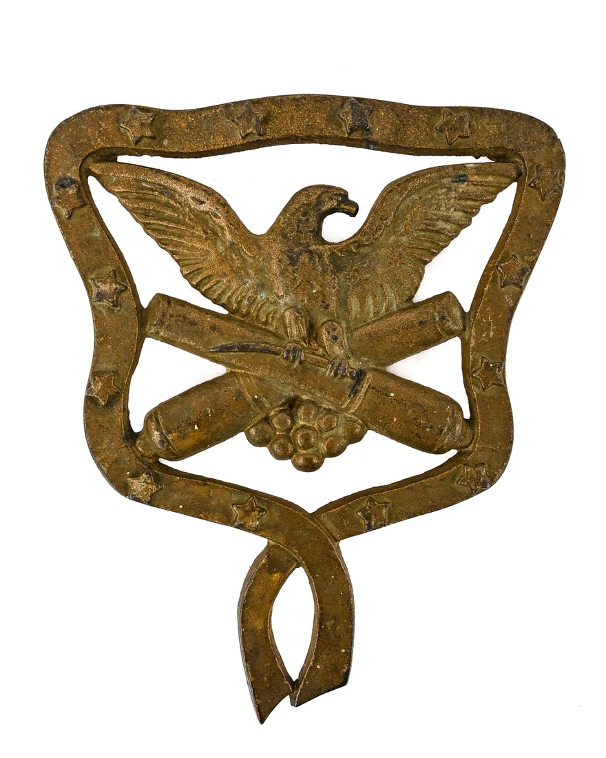 Five Cast Iron and Brass Trivets - 6