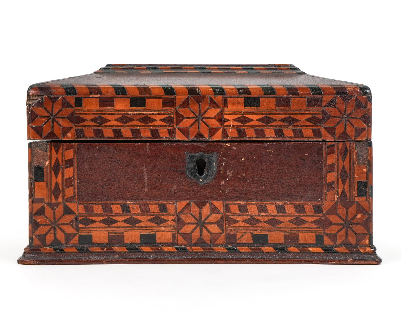 19th c Fine Inlaid Small Box - 2