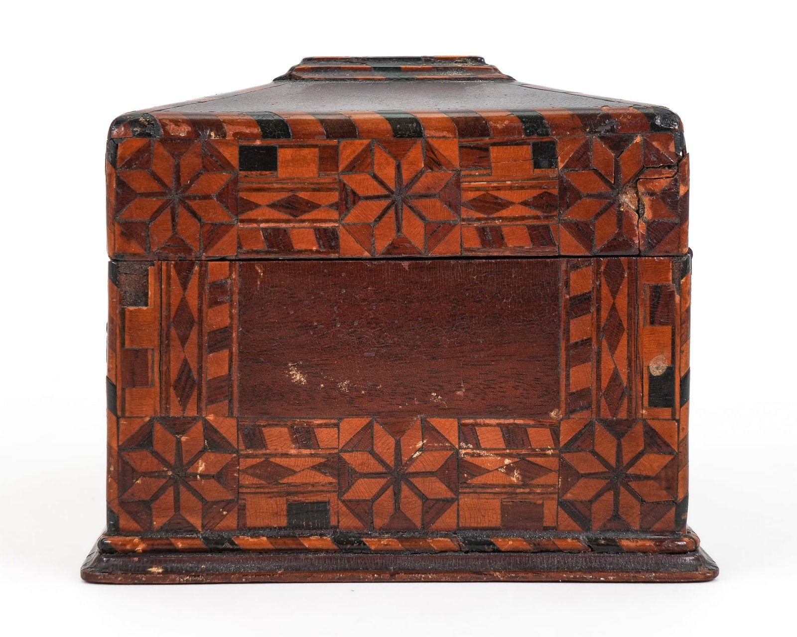 19th c Fine Inlaid Small Box - 6