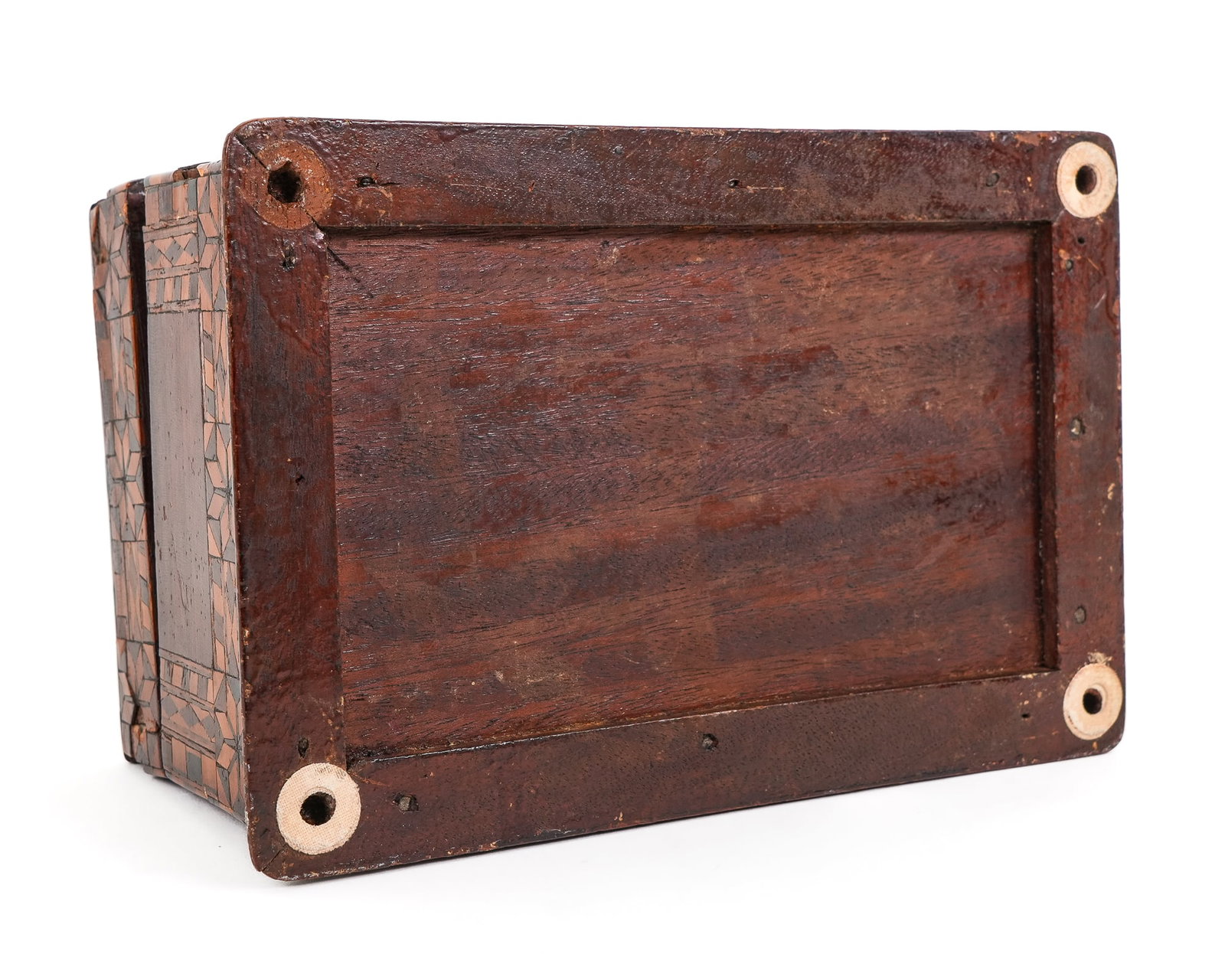 19th c Fine Inlaid Small Box - 9
