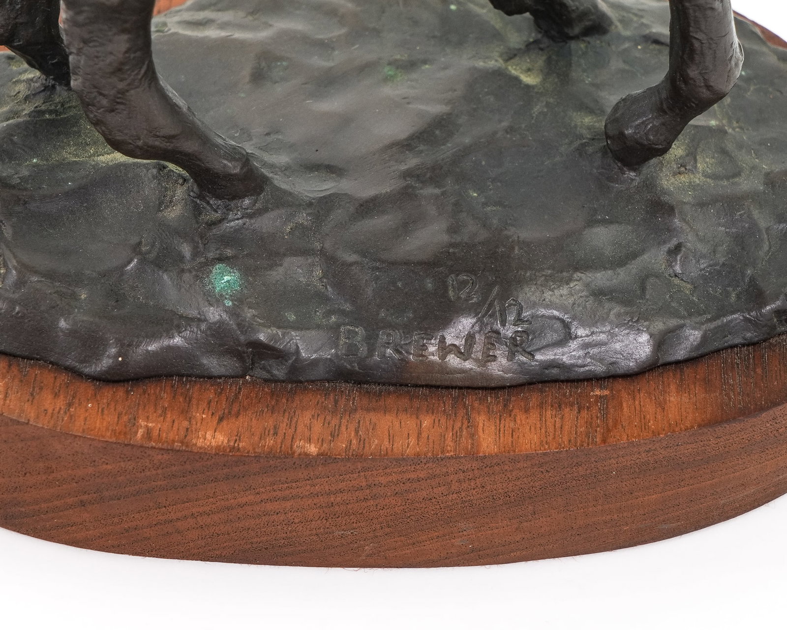 Young Donkey Bronze Signed Brewer - 7