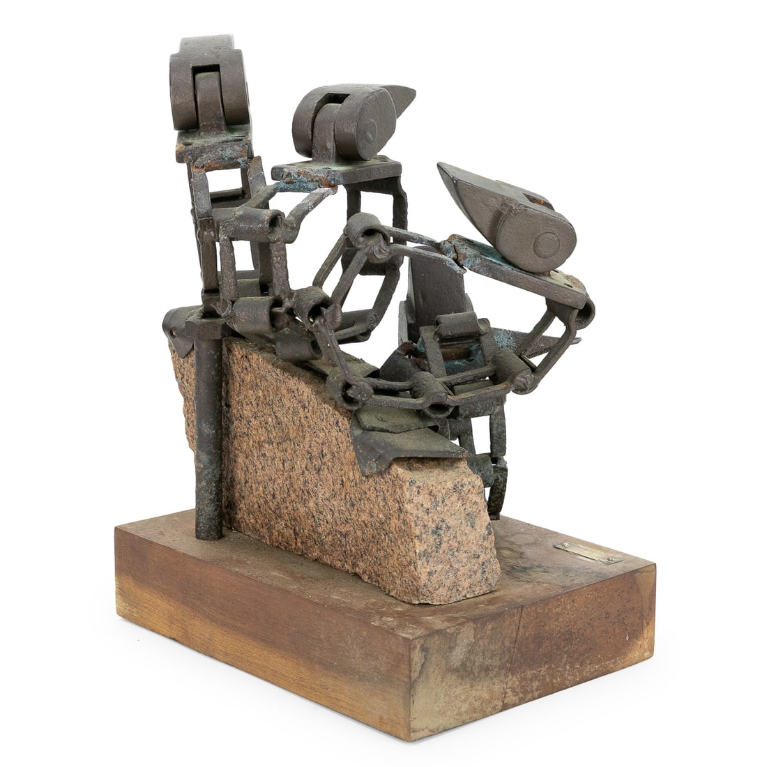 1979 Jack Chase Brutalist Sculpture - 5