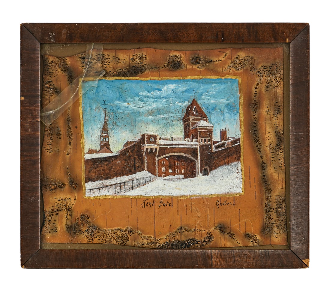 5 Primitive 19th c Paintings - 4