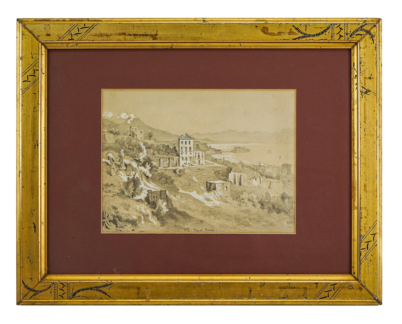 19th c Drawing of Napoli (1 of 1)