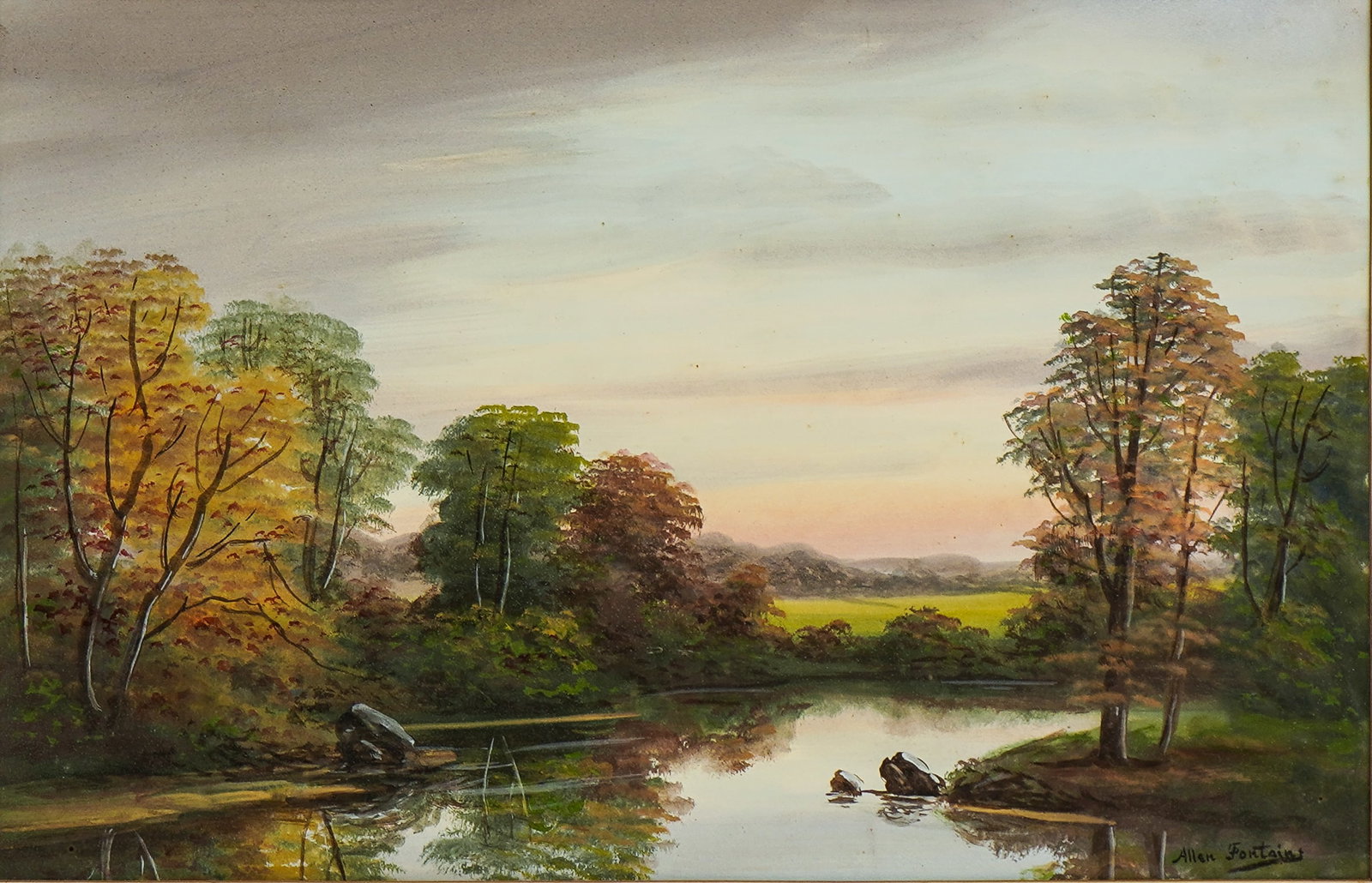 Fall Landscape by Allen Fontaine - 2