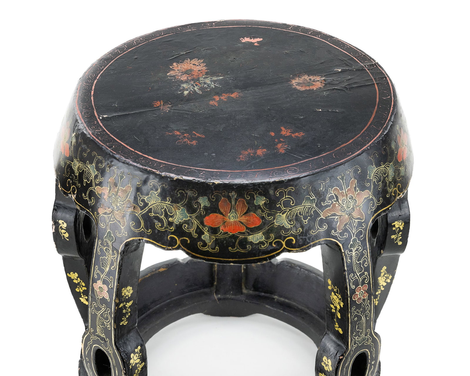 Japanese Lacquered Side Table - 5