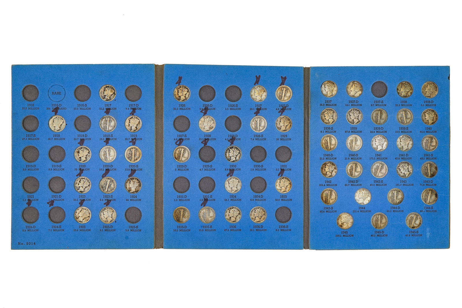 114 US Silver Dimes - 3