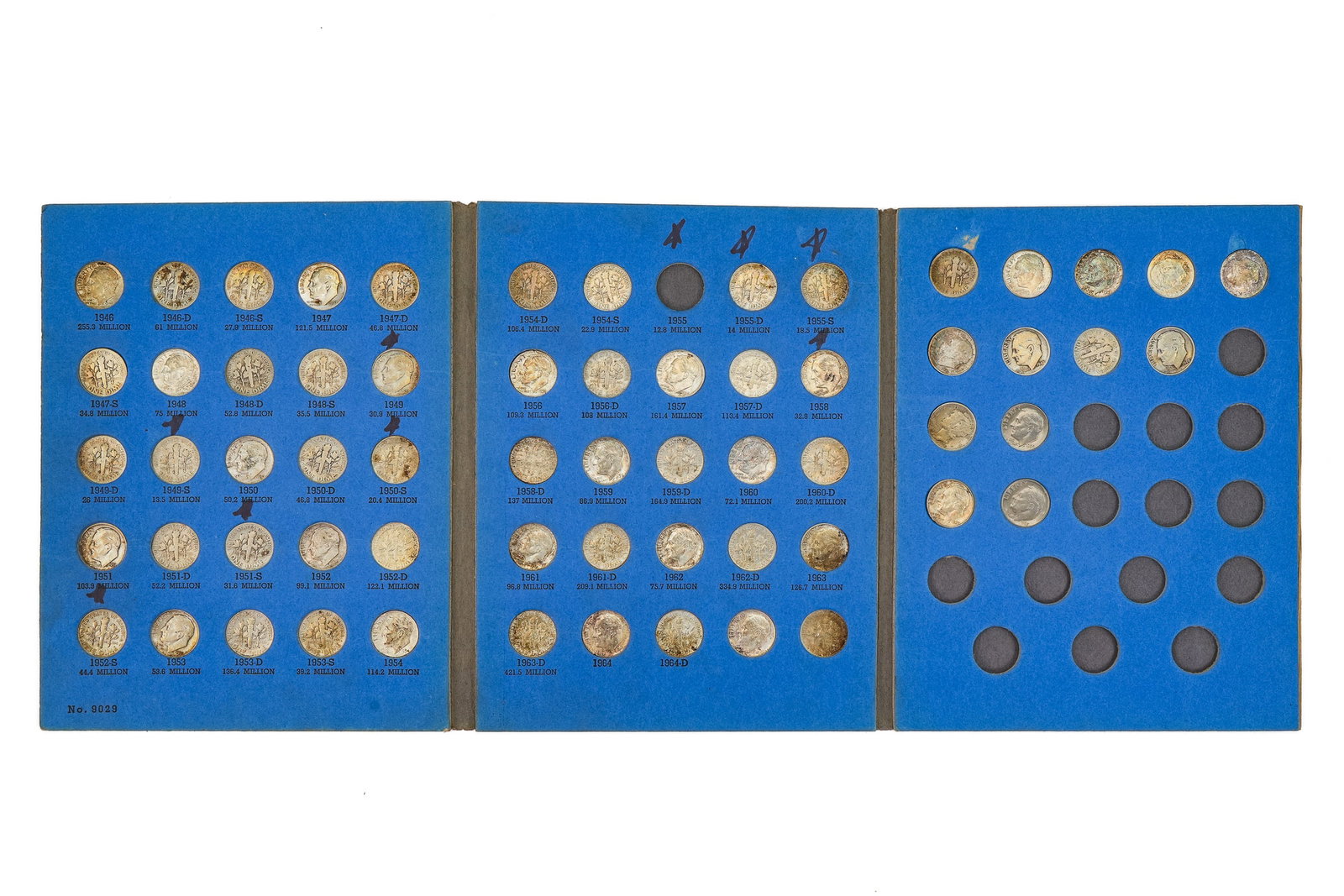 114 US Silver Dimes - 4