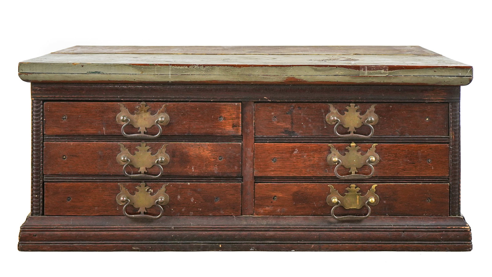 6 Drawer Oak Clark's Cabinet (1 of 1)