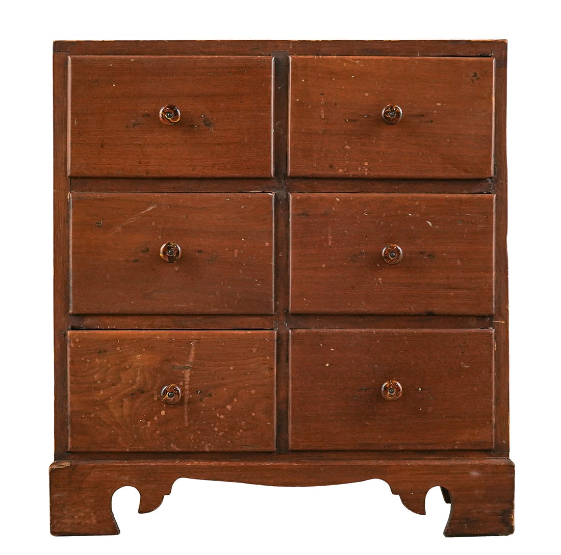 Small 6 Drawer Pine Apothecary (1 of 1)
