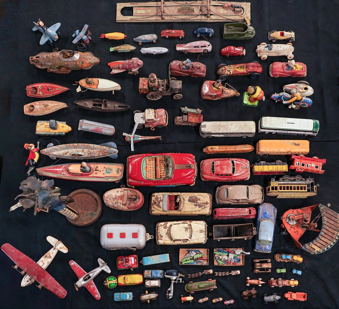 Tinplate, Rubber, Diecast Cars, Boats, Airplanes (1 of 1)