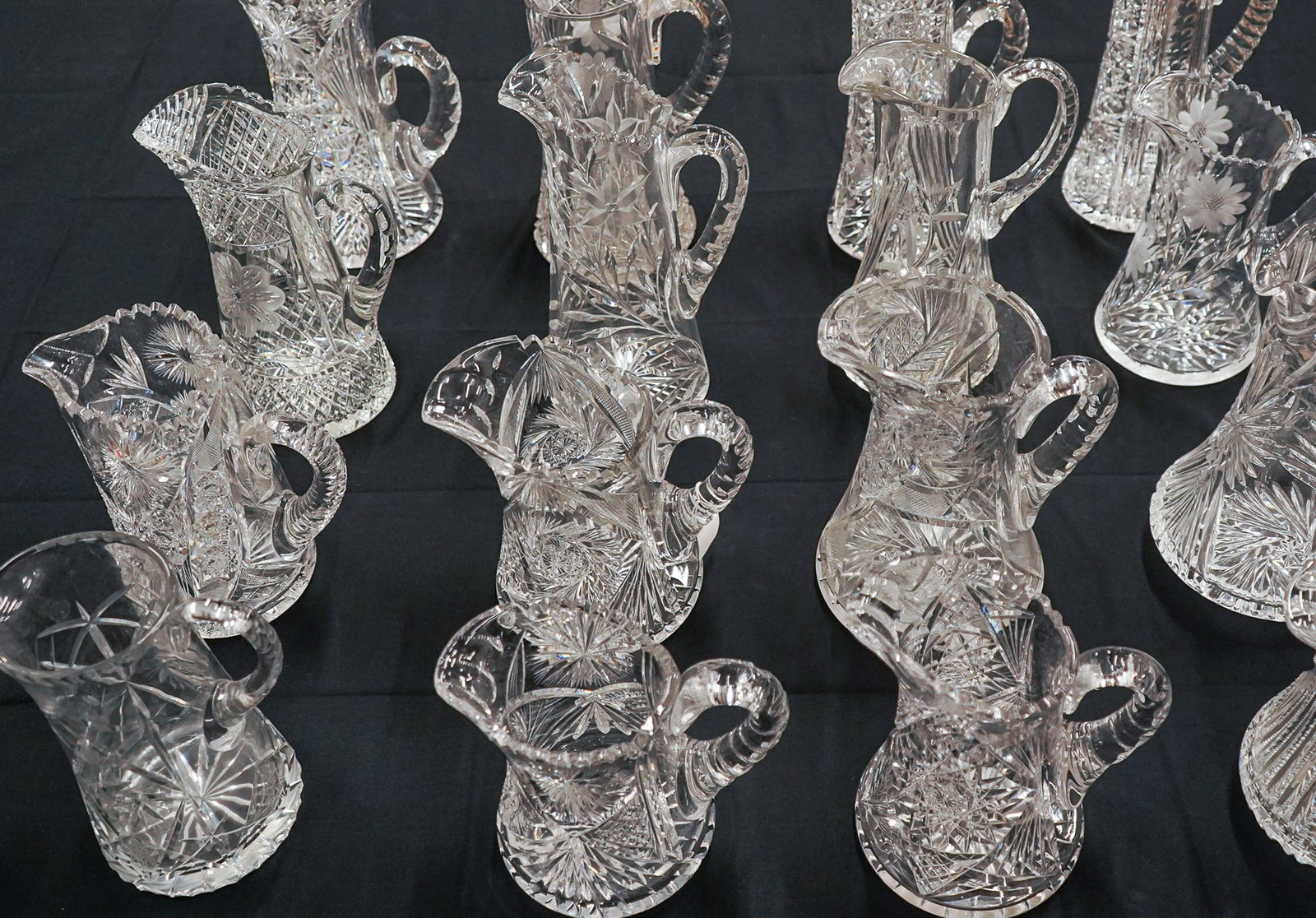 American Brilliant Period Cut Glass Water Pitchers (1 of 1)