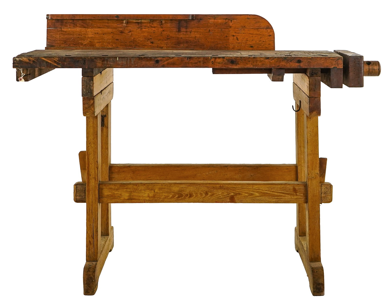 19th c Cabinetmaker's Workbench - 2