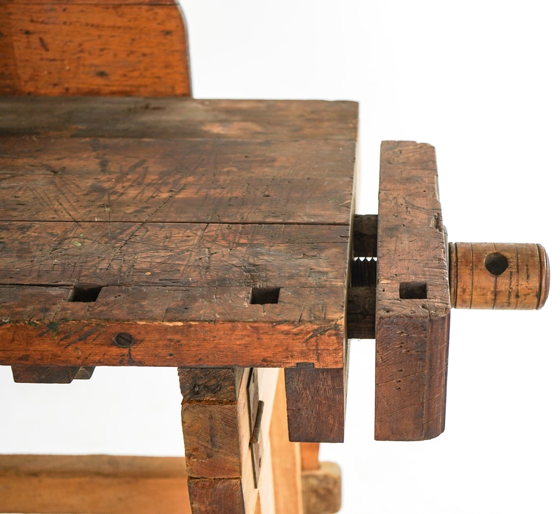 19th c Cabinetmaker's Workbench - 4