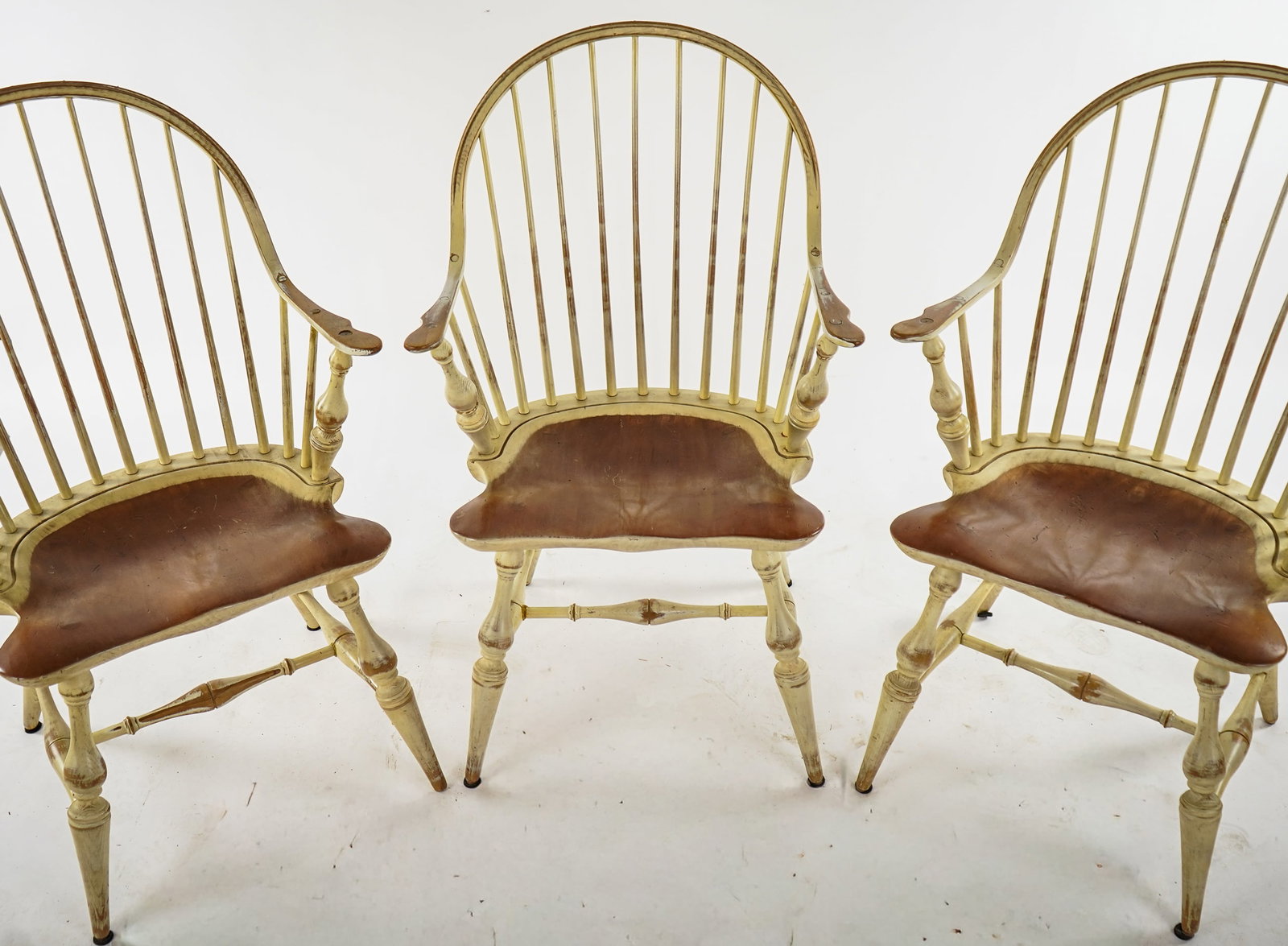 Six Custom Sack Back Windsor Armchairs - 4
