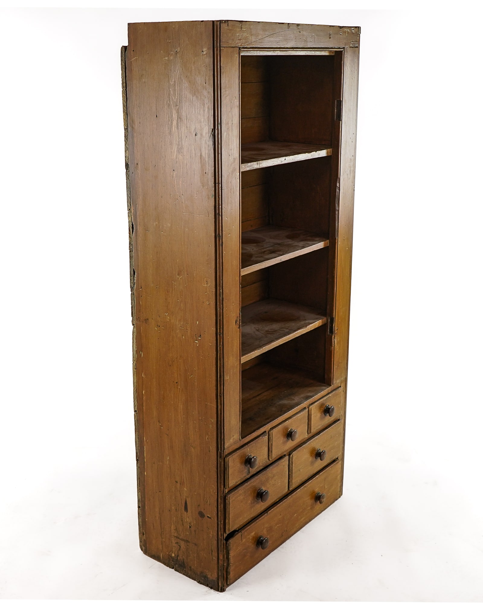 19th c Pine Cupboard - 2