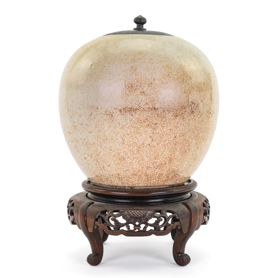 Chinese Song Dynasty Crackle Glaze Vase (1 of 1)