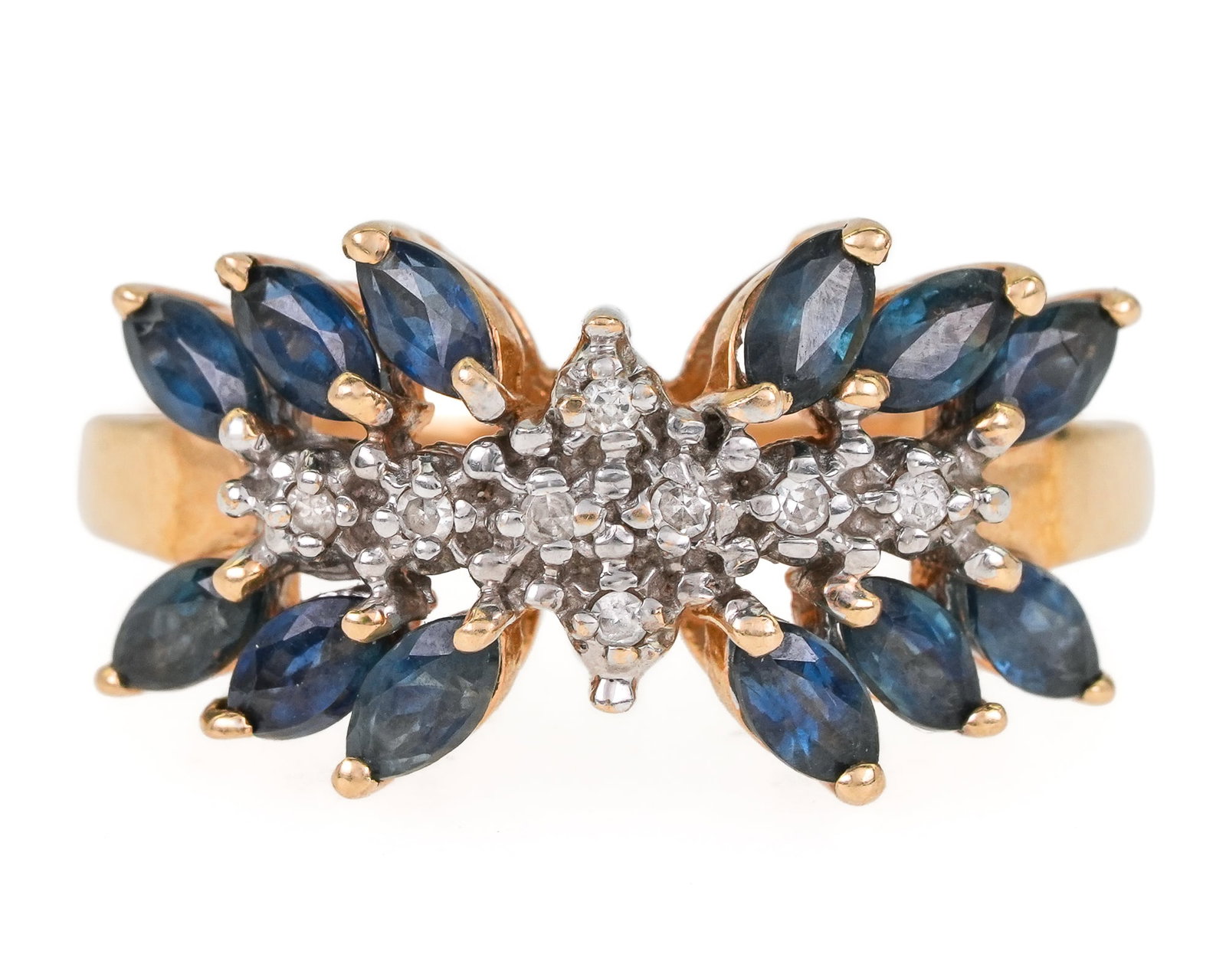 Sapphire & Diamond Ring - 2