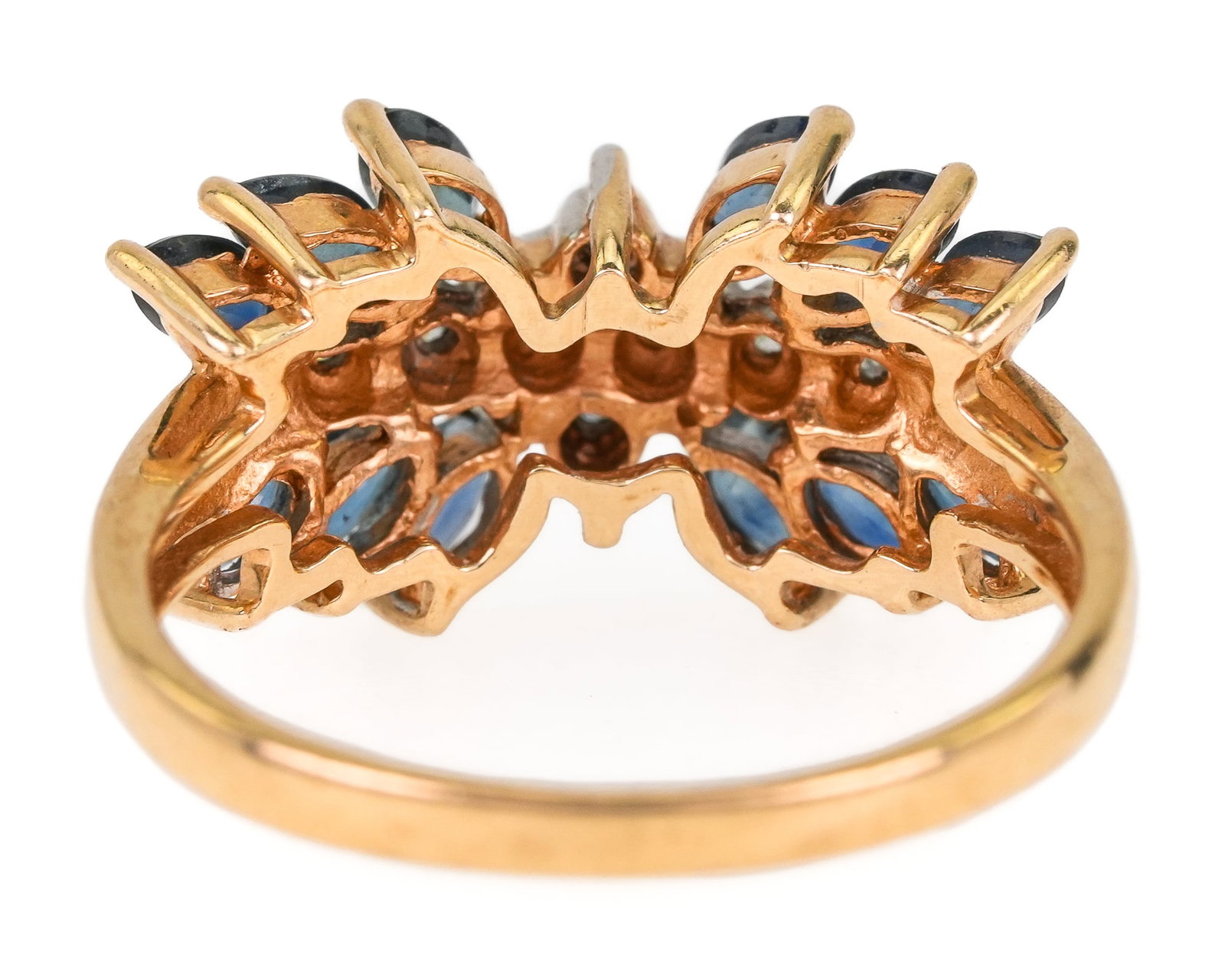 Sapphire & Diamond Ring - 5