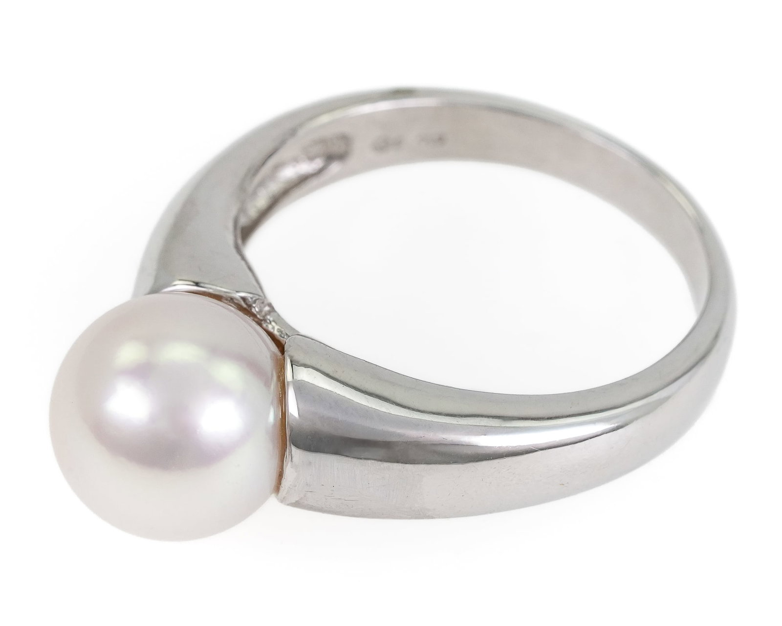 18k & Pearl Ring - 3