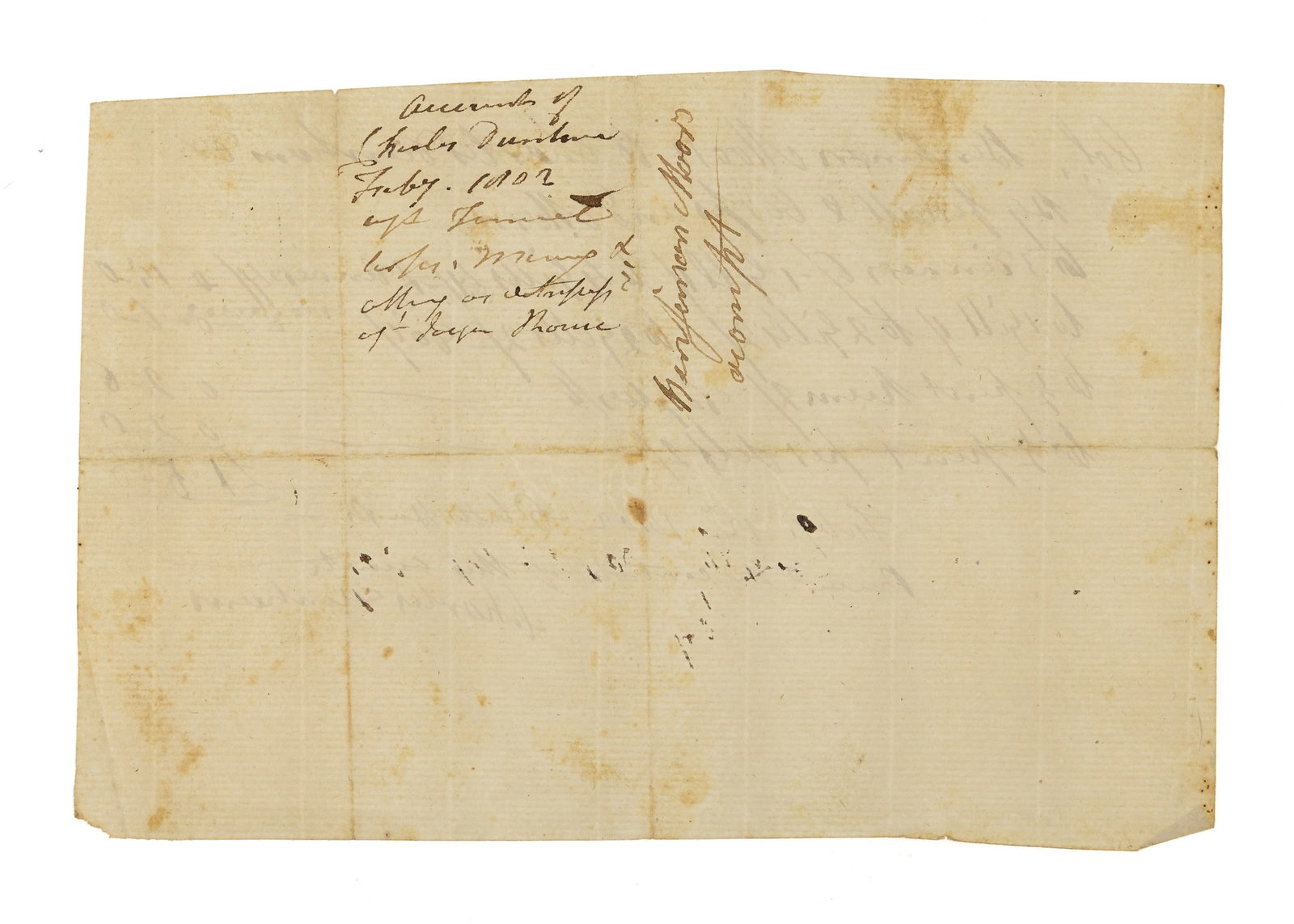 1802 Benjamin Mooers Receipt - 2
