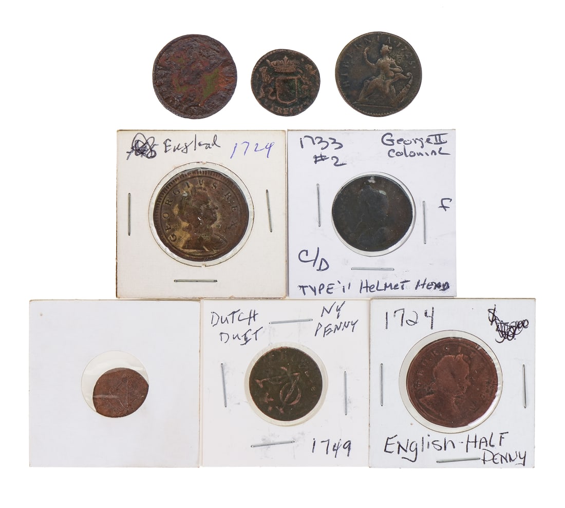 Colonial Era Copper Coins (1 of 1)