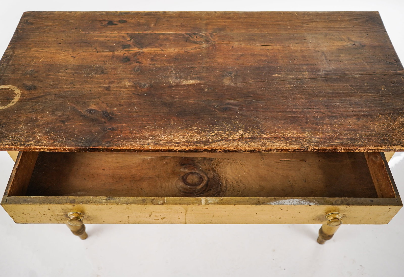 Country 1 Dwr Drop Leaf Work table - 4