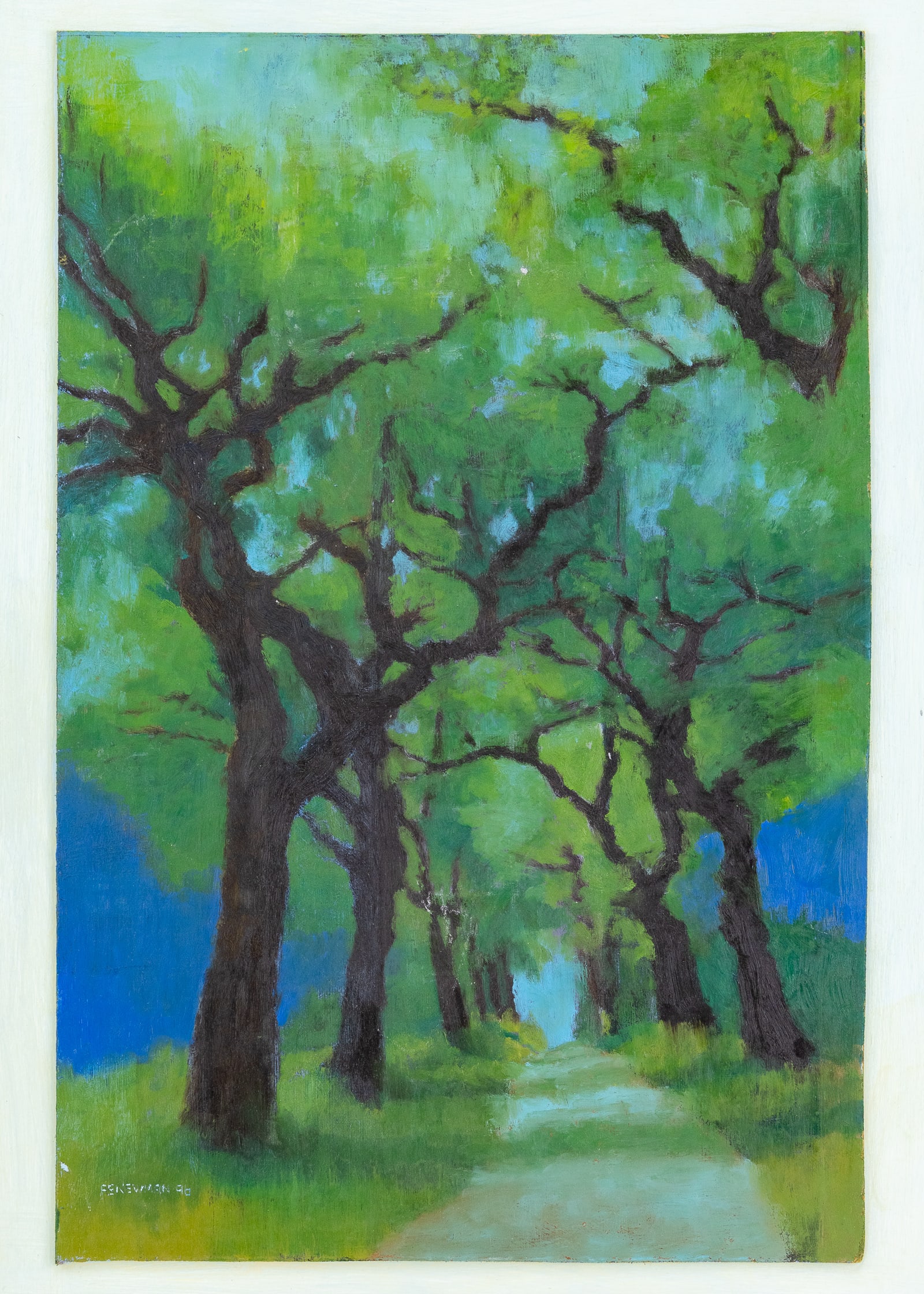 F E Newman (AM 20th c) Dendrites - 2