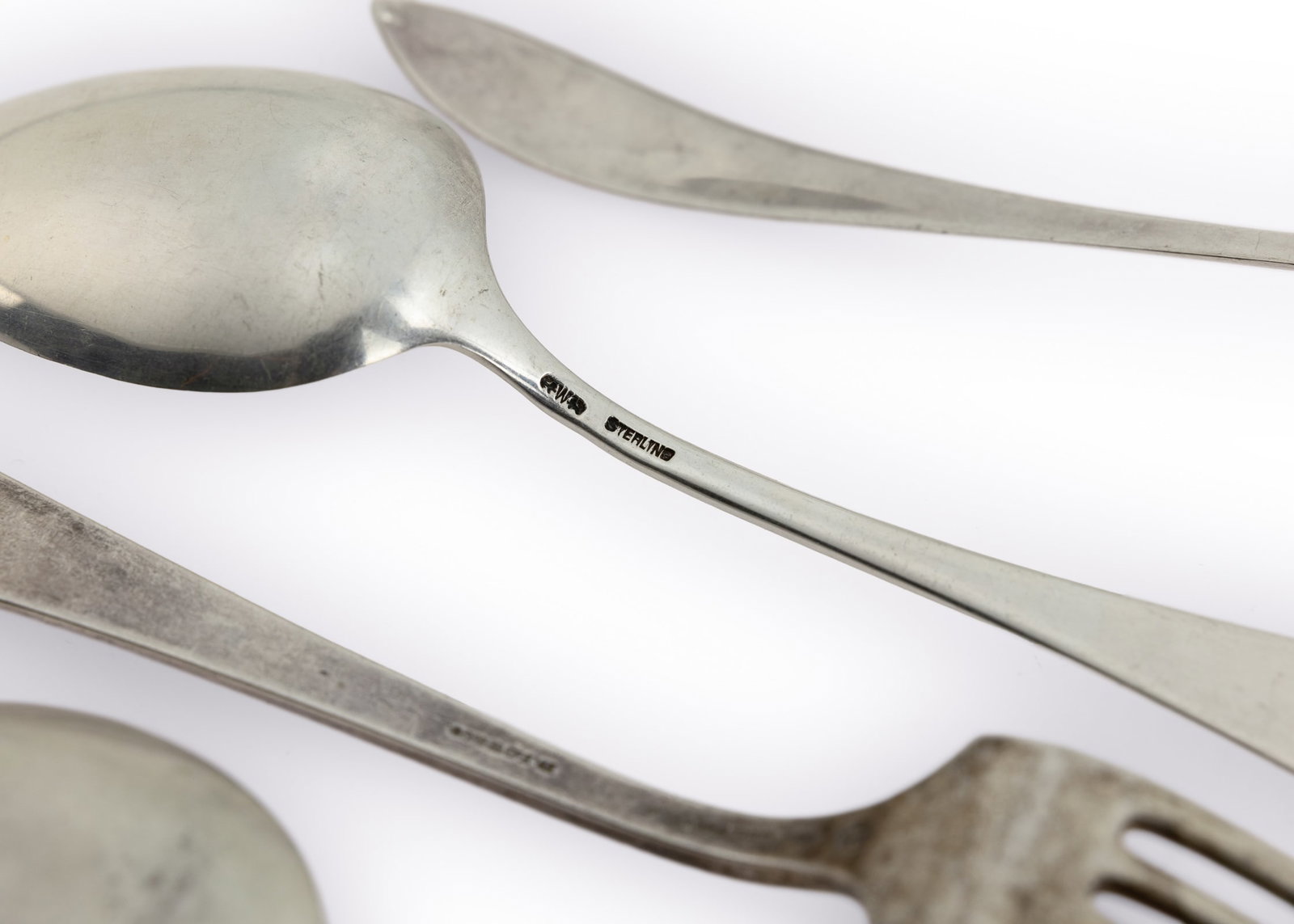 15 pcs. Neoclassical Sterling Flatware - 3