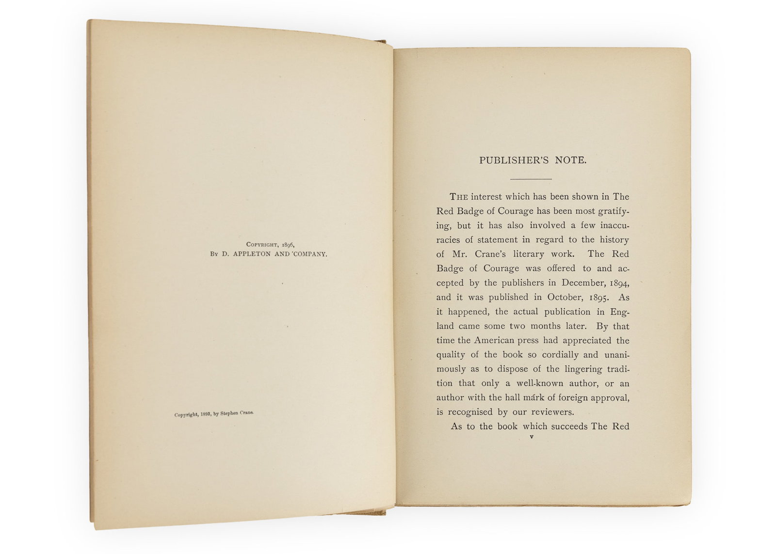 1896 Stephen Crane "Maggie" - 5