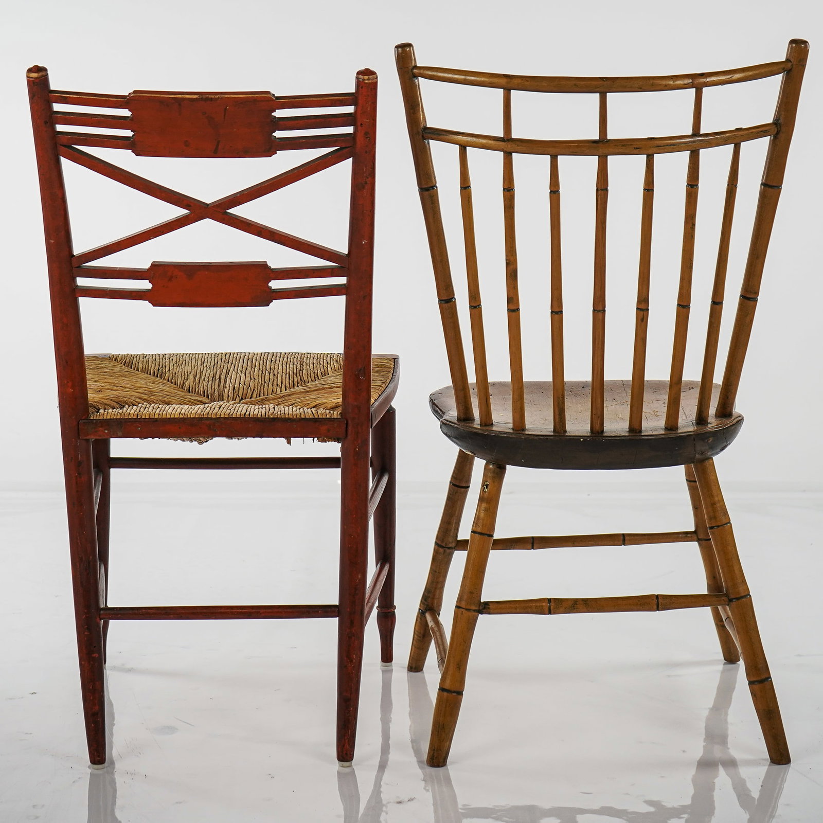 4 19th c side chairs - 11