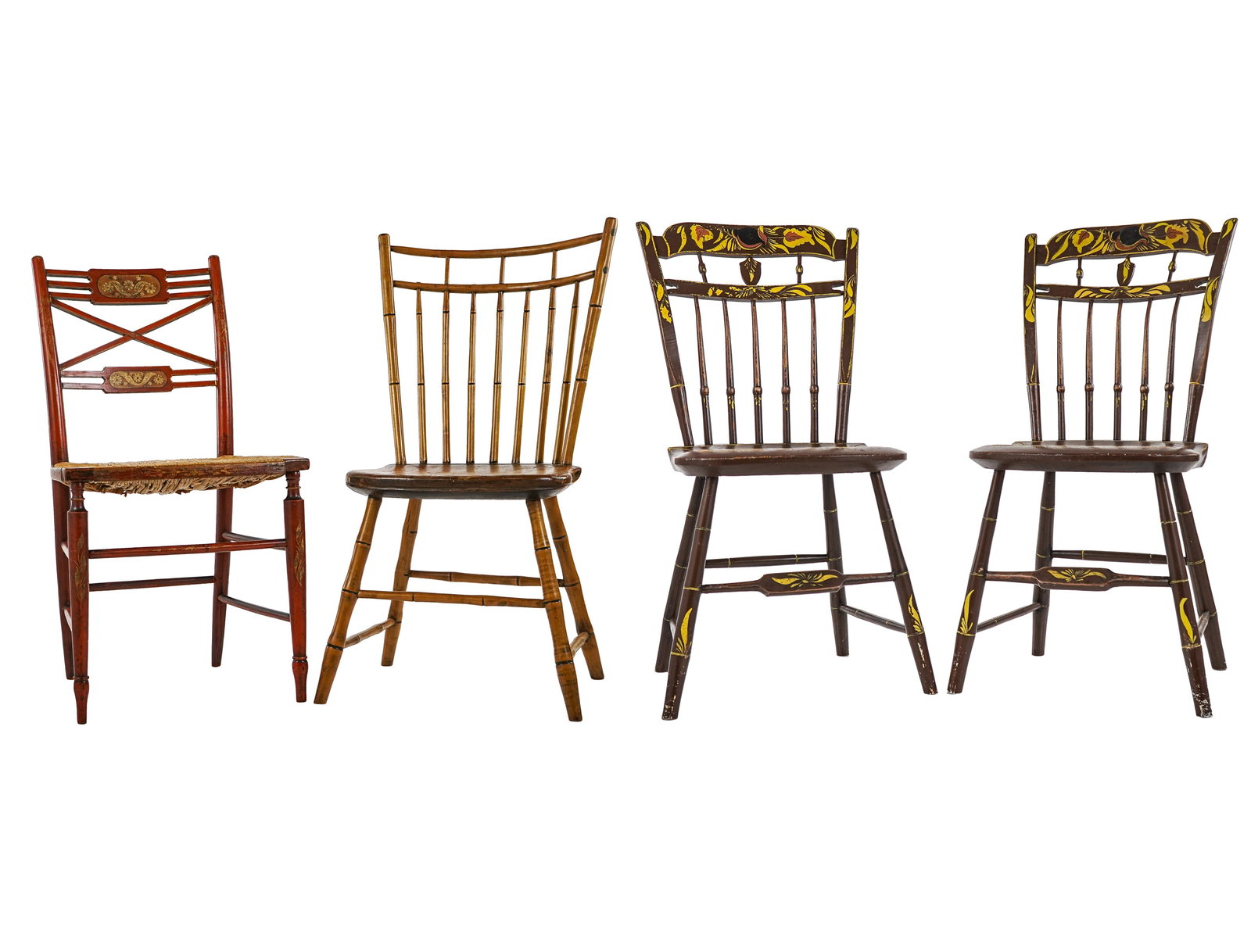 4 19th c side chairs (1 of 11)