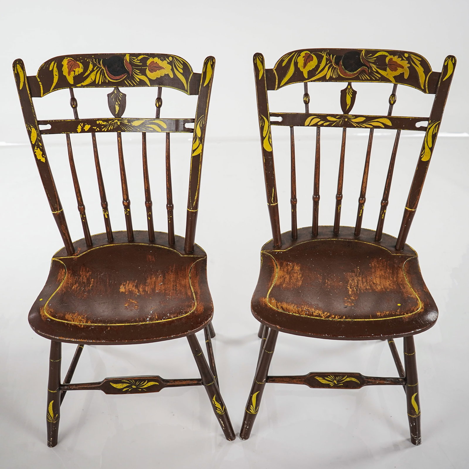 4 19th c side chairs - 4