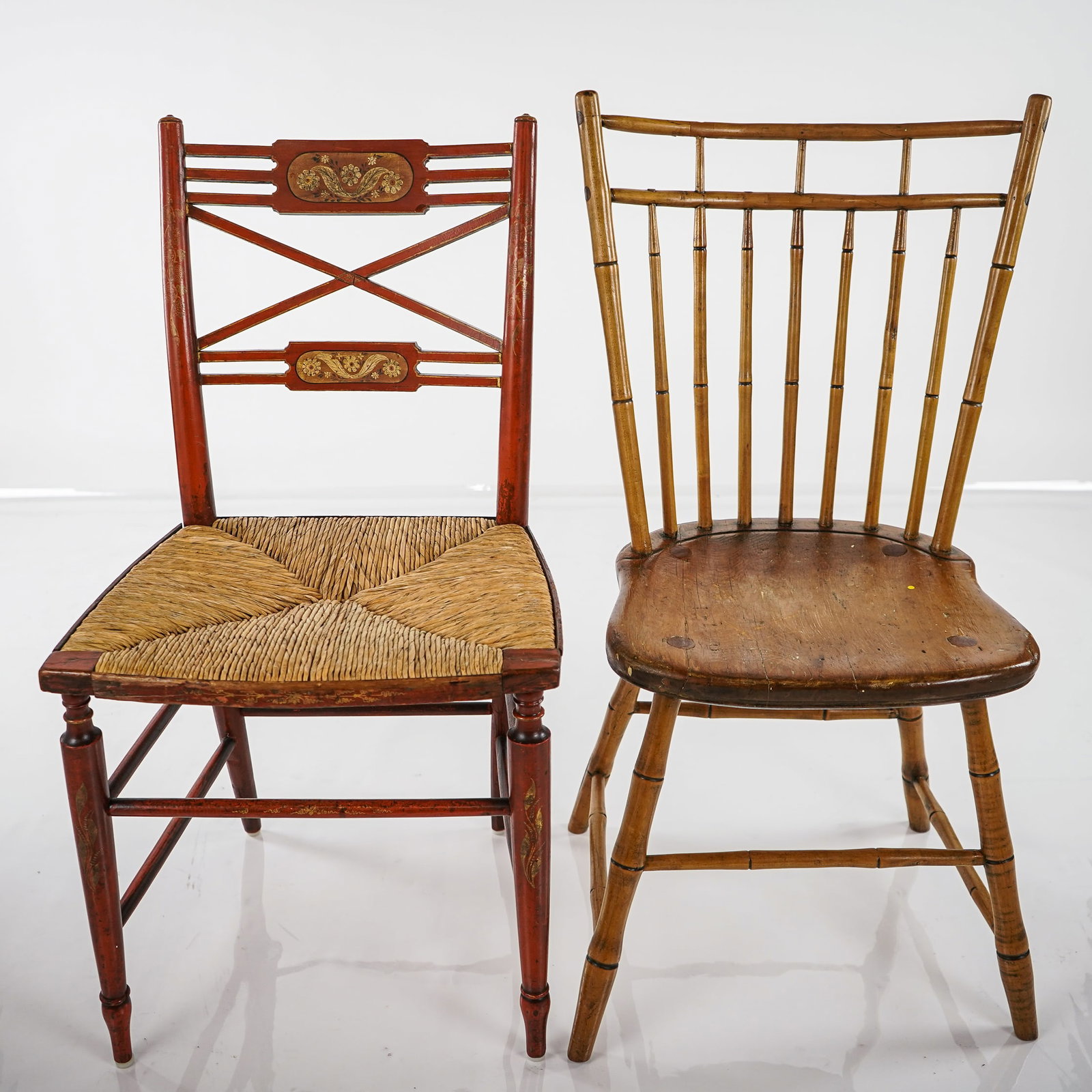 4 19th c side chairs - 9