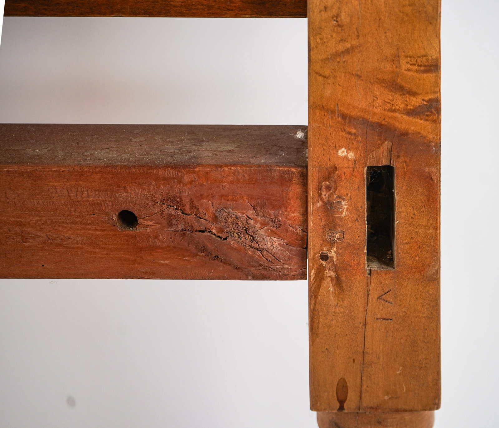 19th c Maple Tall Post Bed - 10