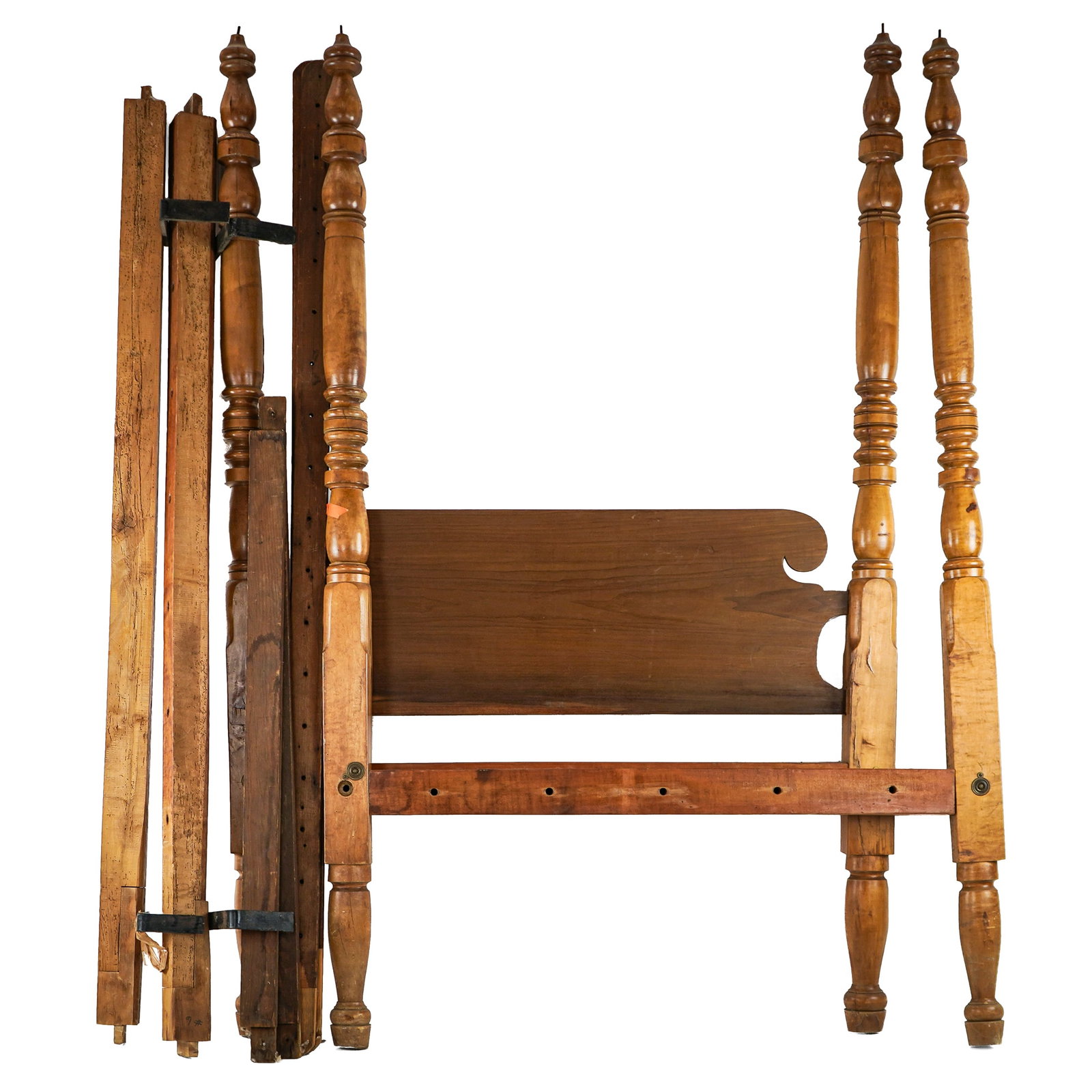 19th c Maple Tall Post Bed (1 of 10)