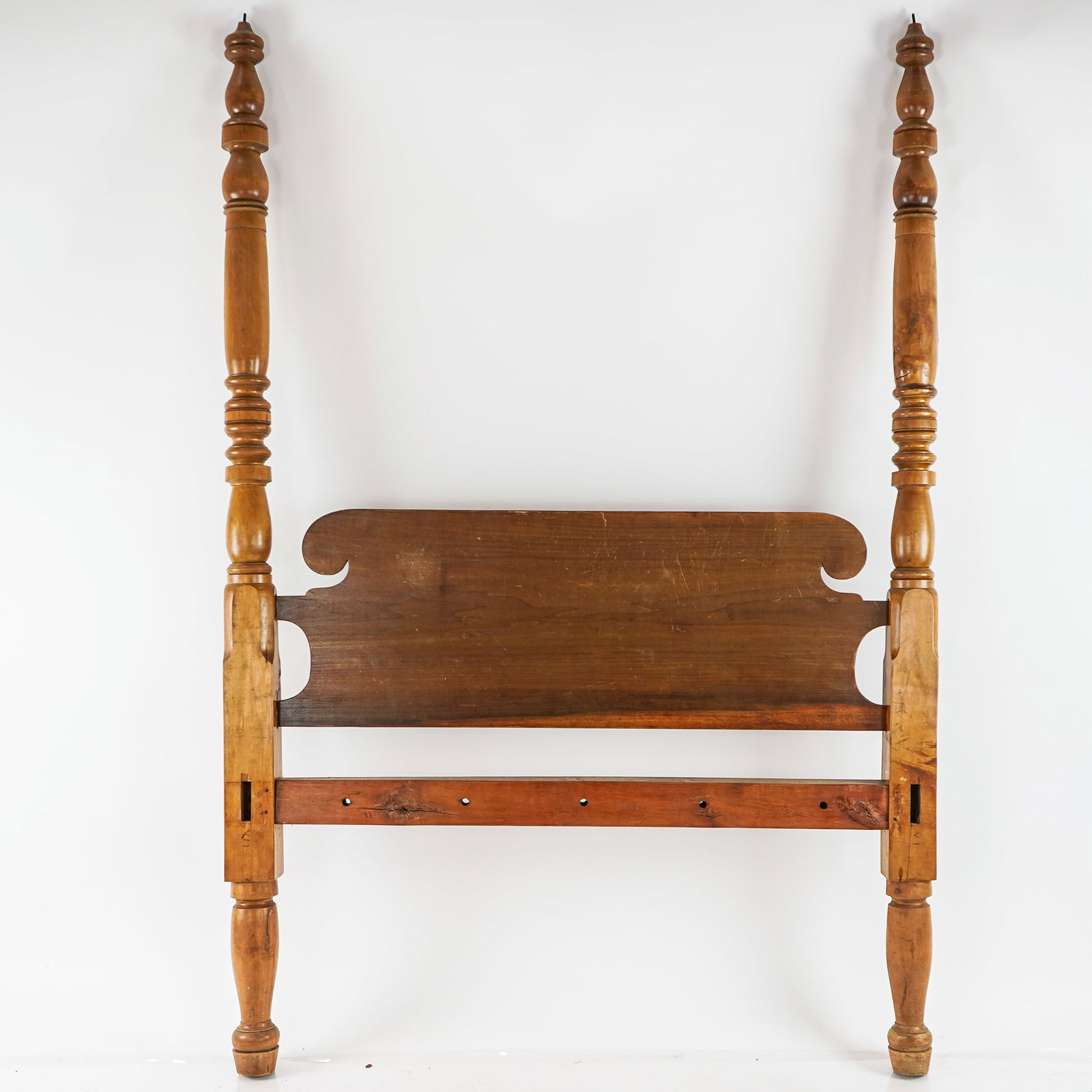 19th c Maple Tall Post Bed - 2