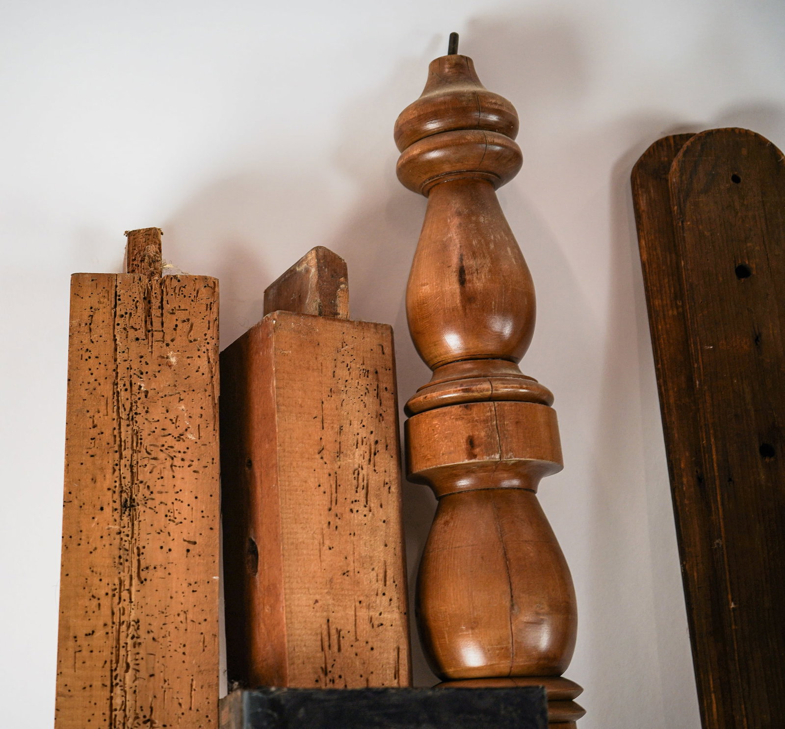 19th c Maple Tall Post Bed - 6