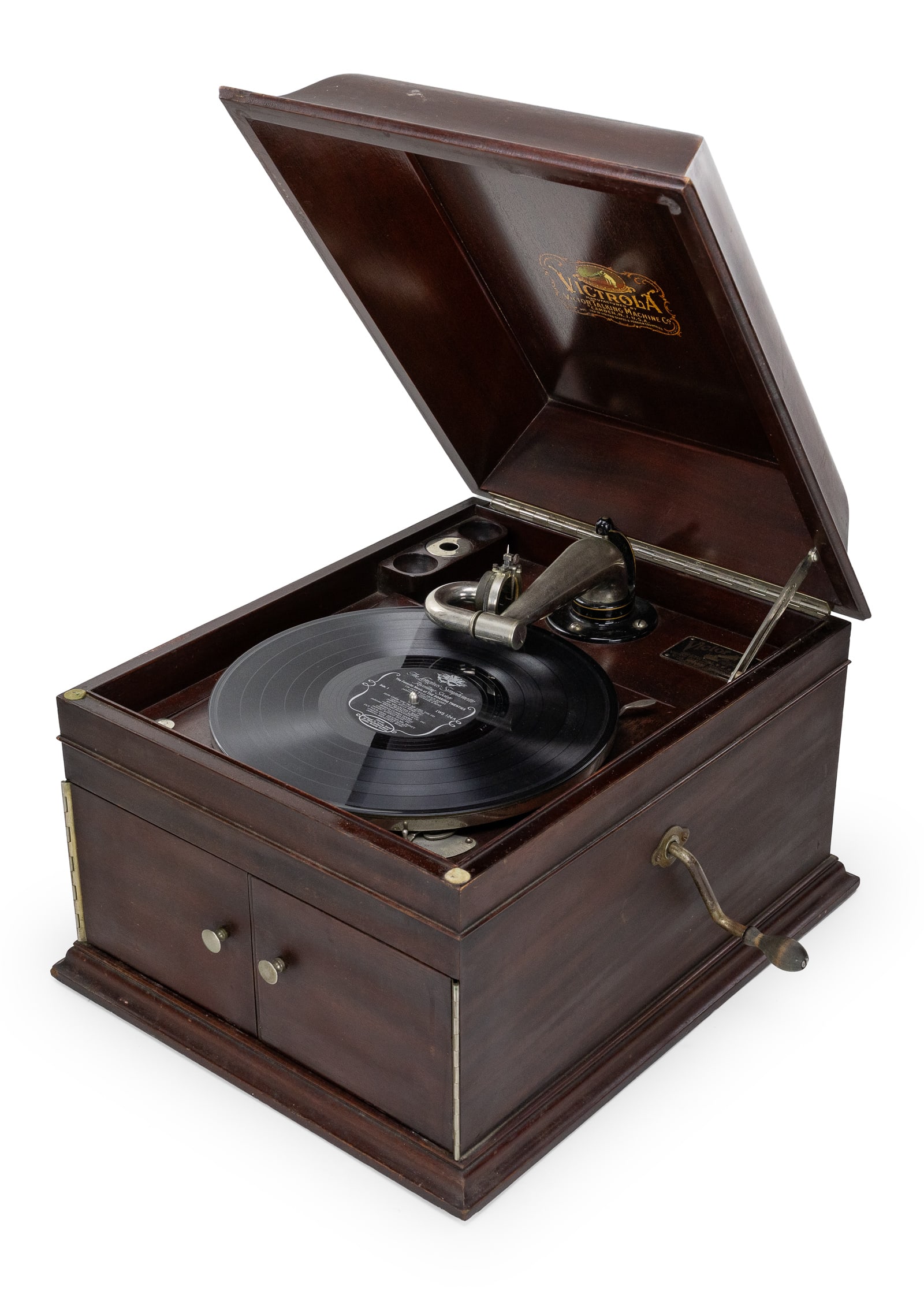 Victor Victrola Tabletop Record Player - 7