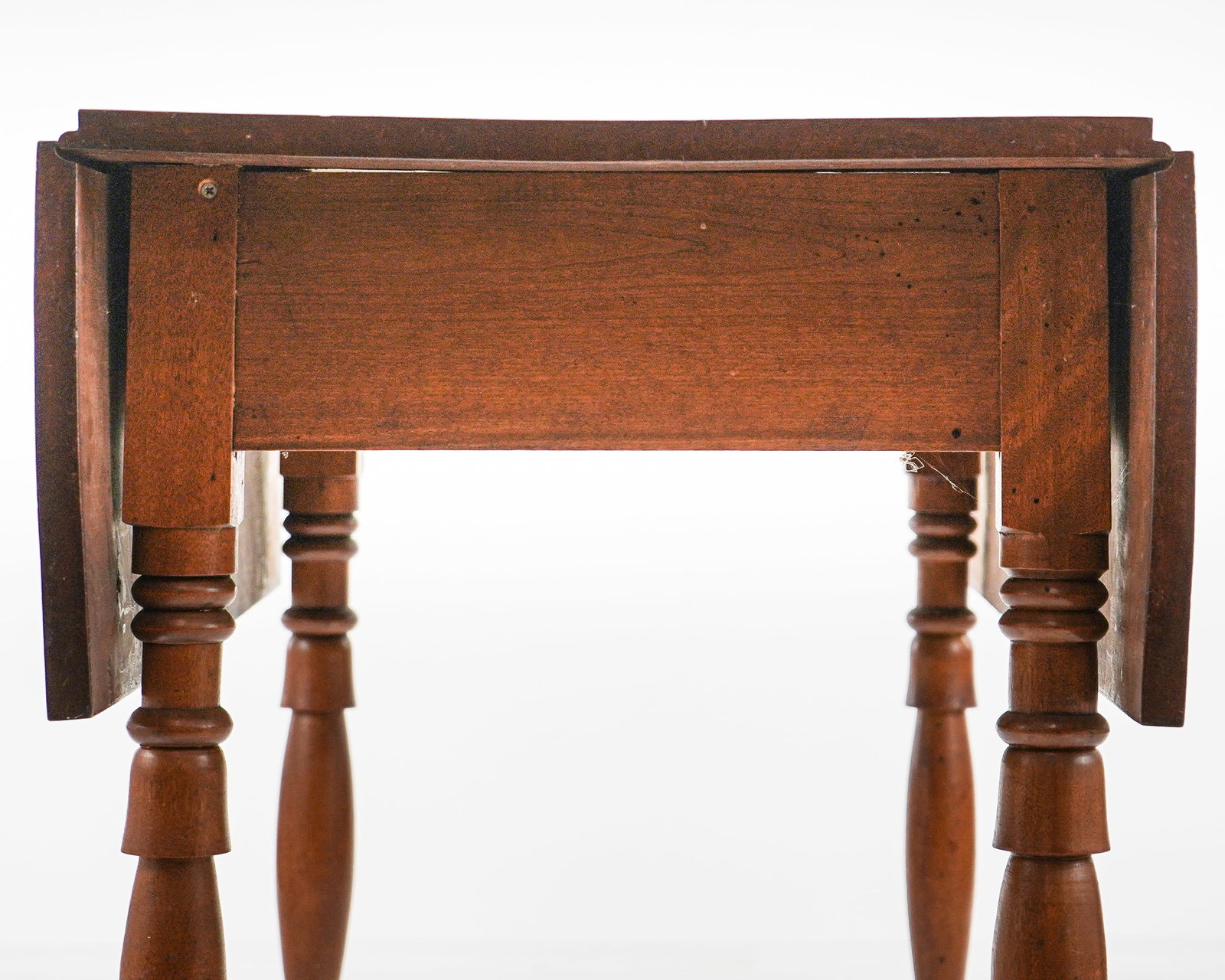 19th c Sheraton Birch Drop Leaf table - 3