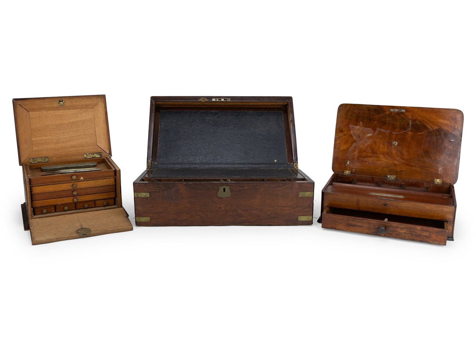 3 19th c Lap Desks - 2