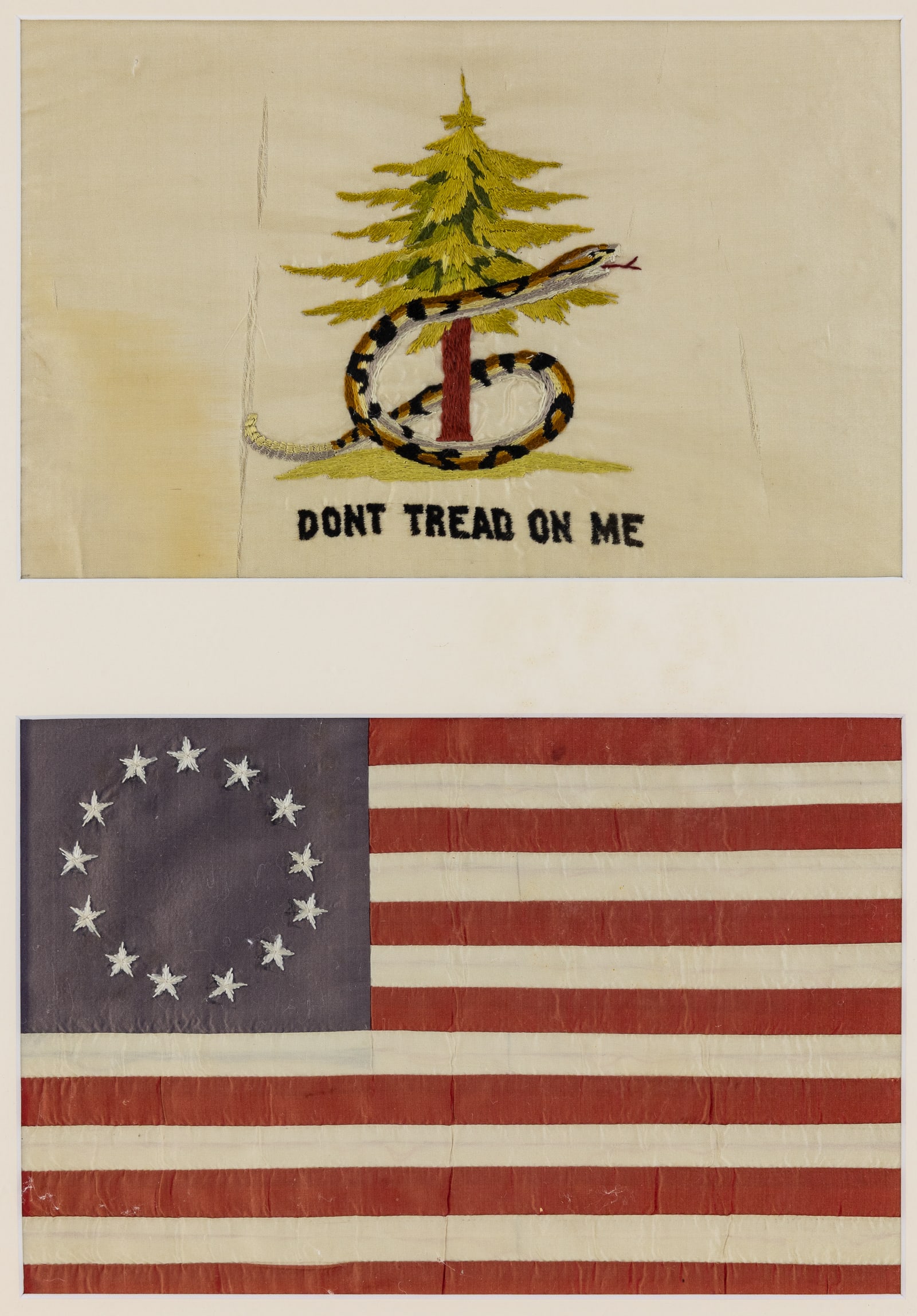 Centennial Needlepoint Patriotic Flags - 9