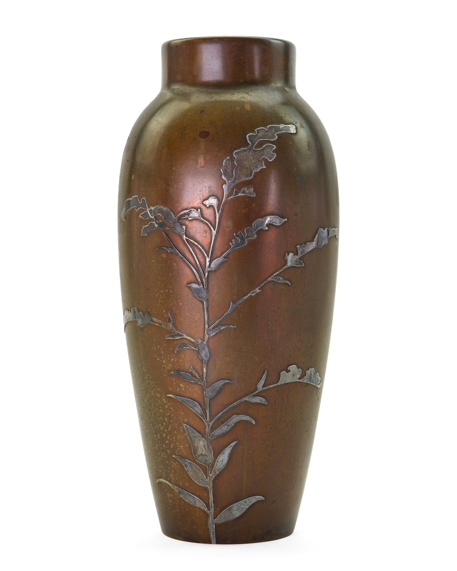 Heintz Sterling on Bronze Vase (1 of 7)