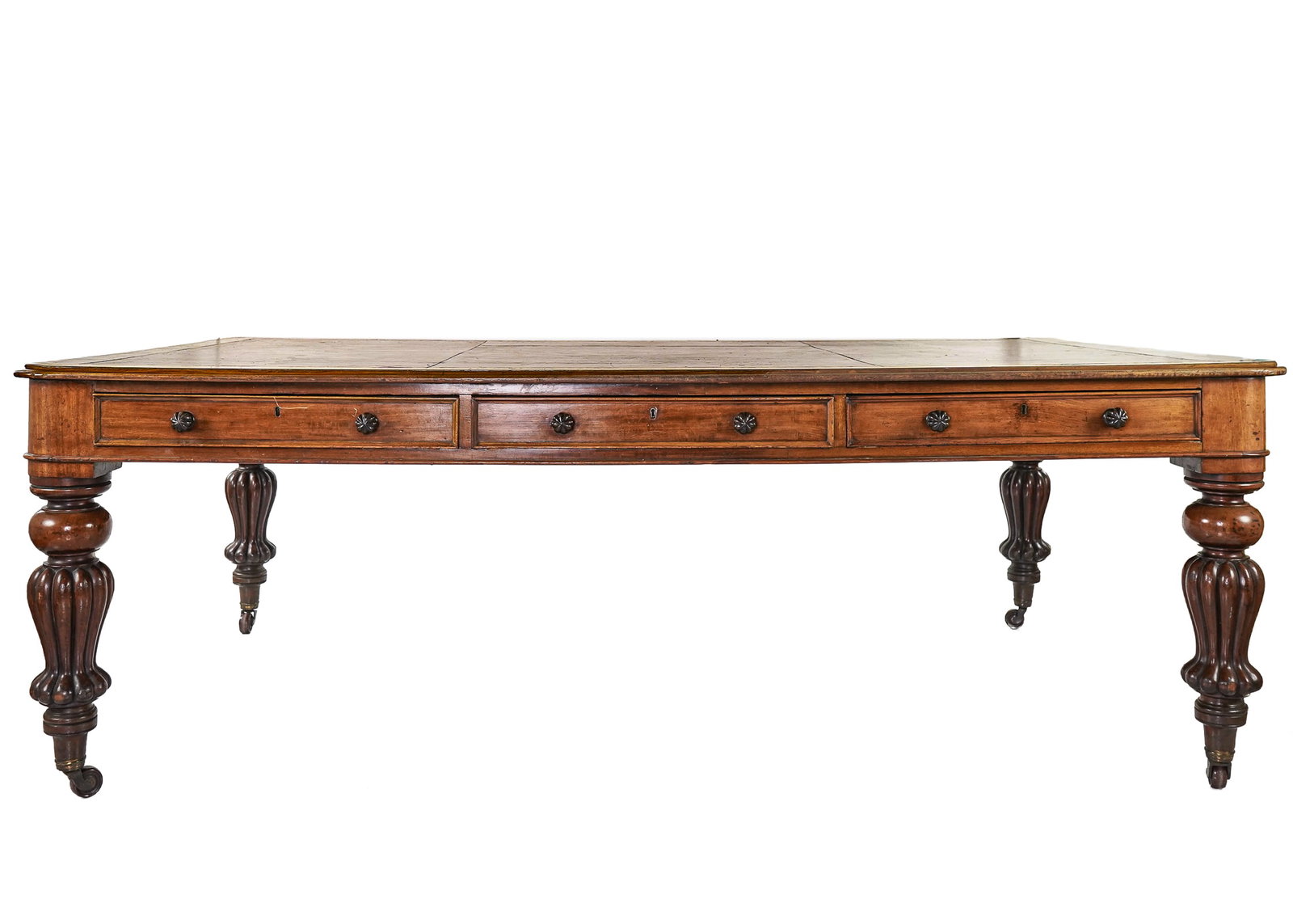 English Regency Library table - 2