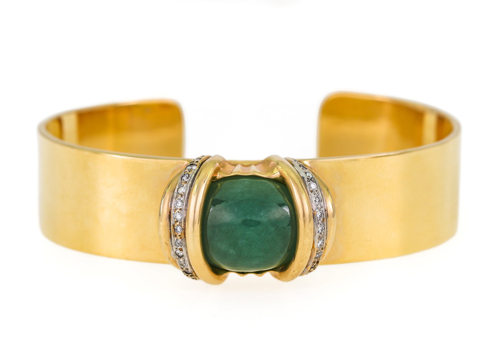 Jade & 14k Bangle - 2