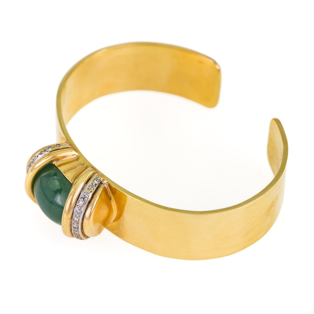 Jade & 14k Bangle - 3