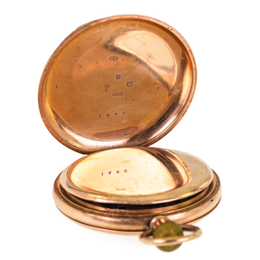 10k Closed Face Pocket Watch - 4