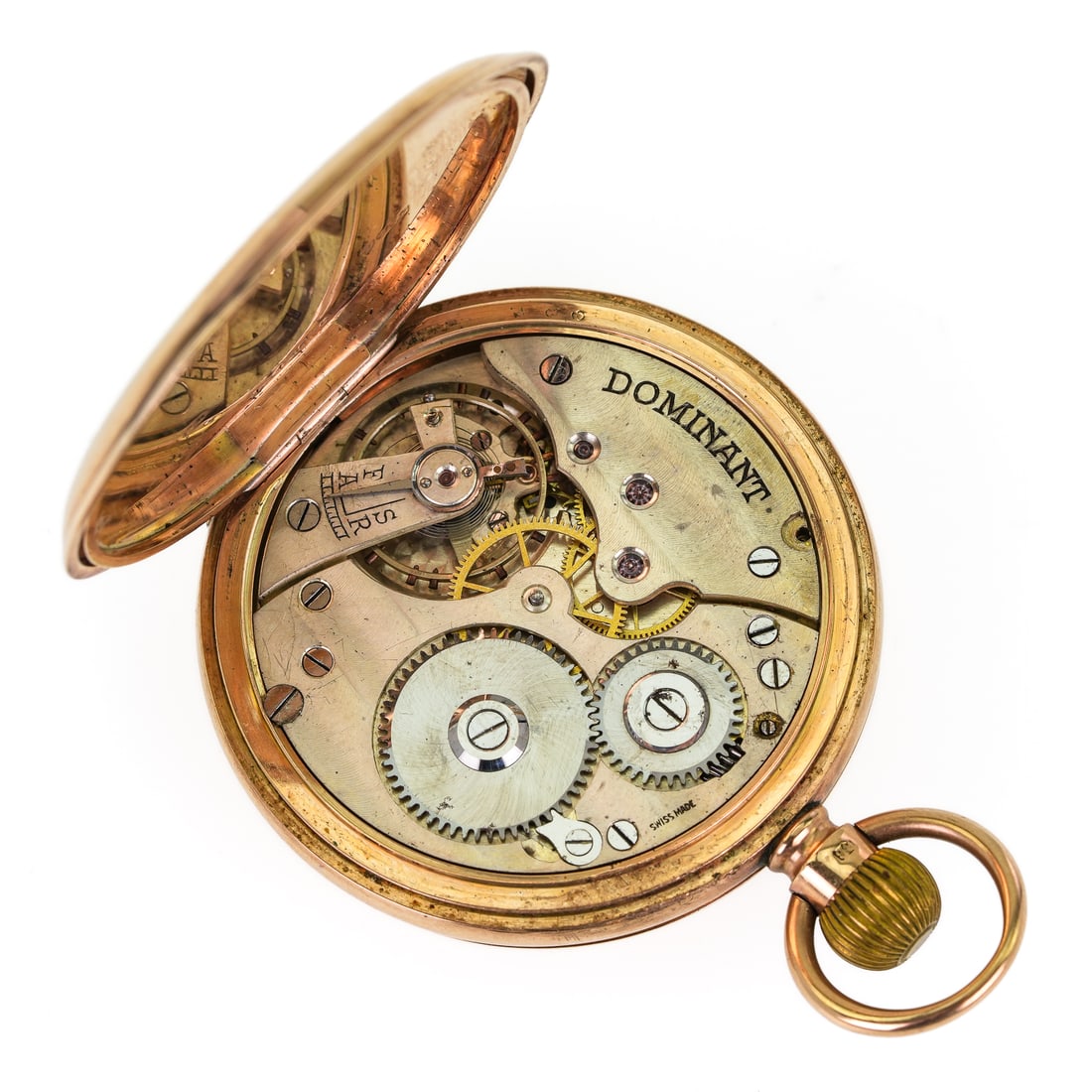 10k Closed Face Pocket Watch - 5