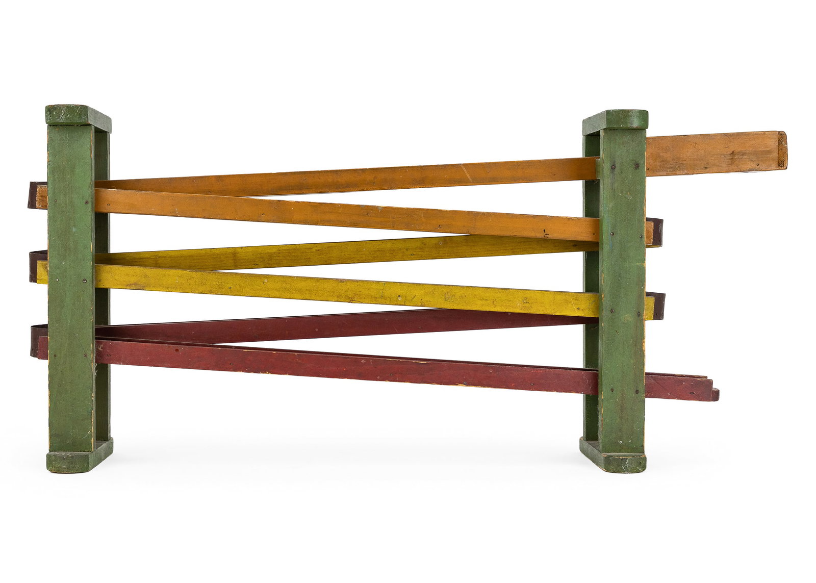 Early 20th c Painted Marble Run - 2