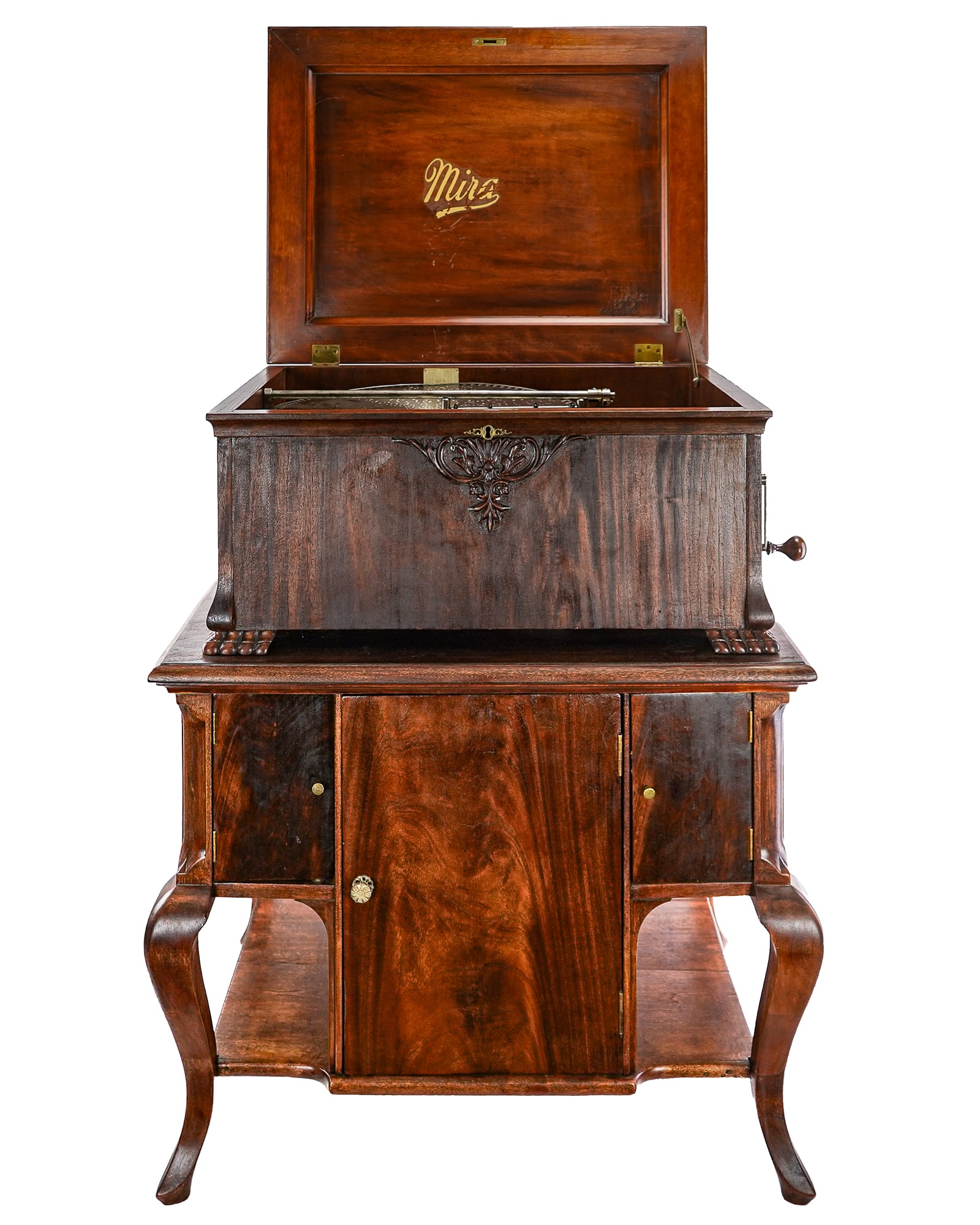 Mira 18.5" Disc Music Box & Cabinet (1 of 1)